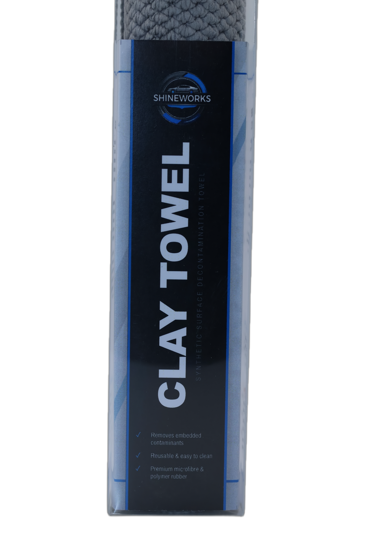 Shineworks Clay Towel — Polymer Rubber Clay | Reusable | 30cm x 30cm Shineworks