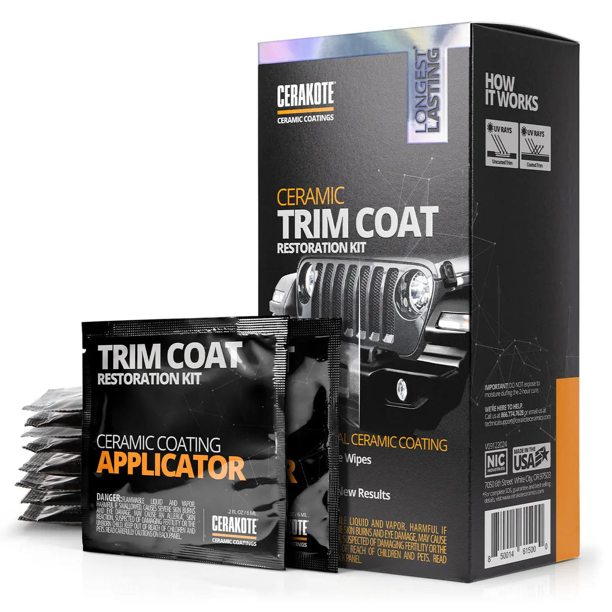 Cerakote Ceramic Trim Coat Restoration Wipes | Shineworks NZ