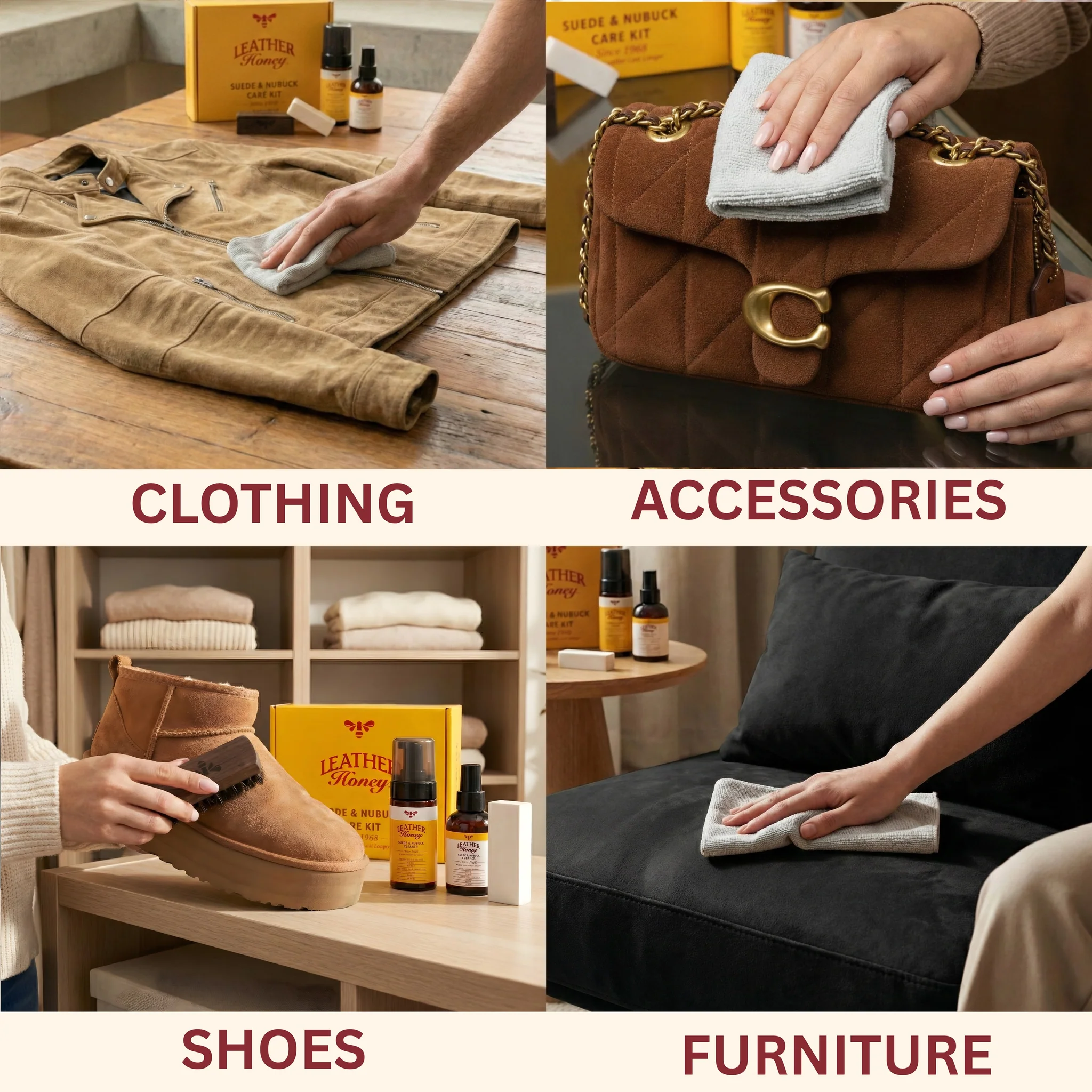 Leather Honey Suede & Nubuck Care Kit Leather Honey