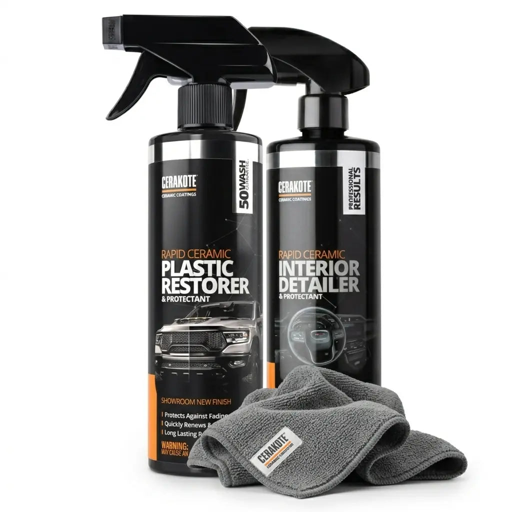 Cerakote Interior Detail & Plastic Restore Bundle - Shineworks