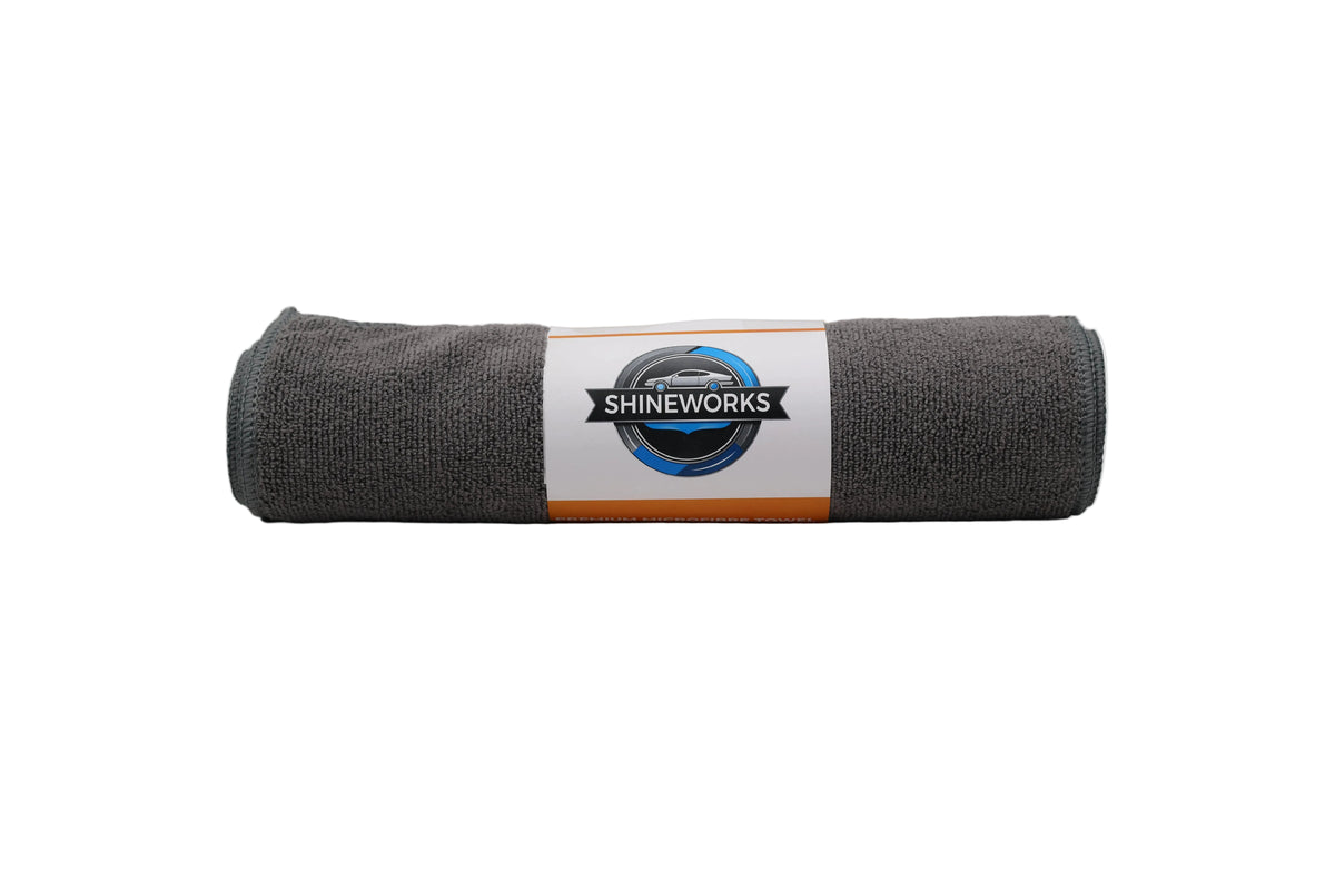 Shineworks Premium Microfibre Towel 5 Pack – 350GSM | 30cm x 30cm Shineworks