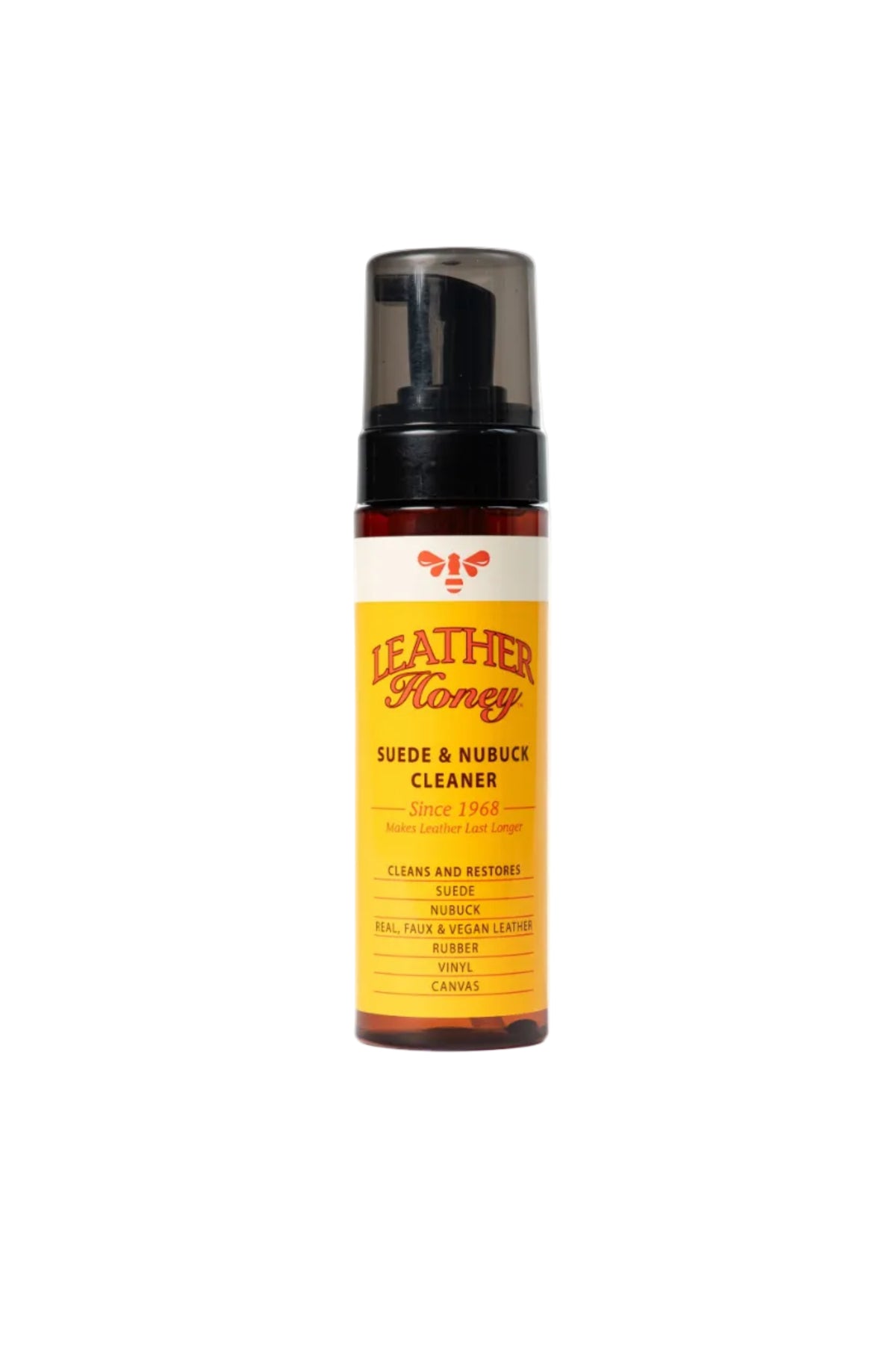 Leather Honey Suede & Nubuck Cleaner – 4oz foaming spray for suede, nubuck and delicate materials | Shineworks NZ