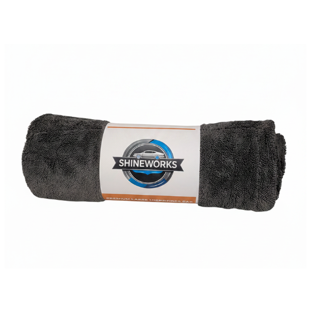 Shineworks Microfiber Towel - White Background